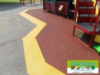 Rubber Wetpour Safety Surface Perimeter Band Repair Contracting prices