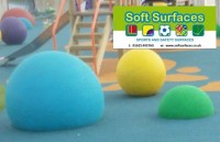 Rubber Tarmac Play Area 3D EPDM Sphere