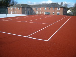 Clay Tennis Court Installation