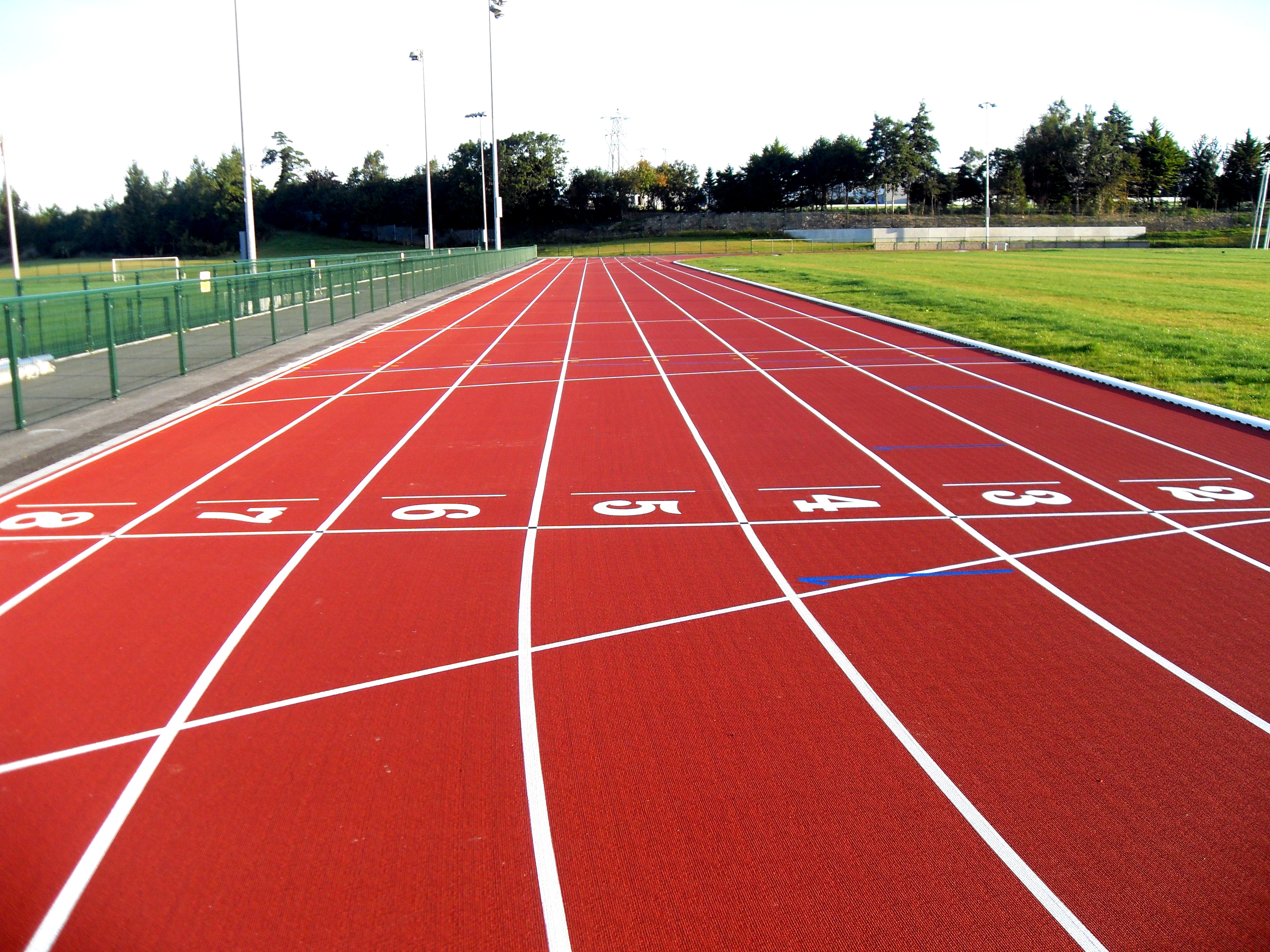 Athletics Track Dimensions Running Tracks Size