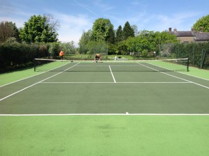 Refurbishing Mossy Tennis Court Surfaces